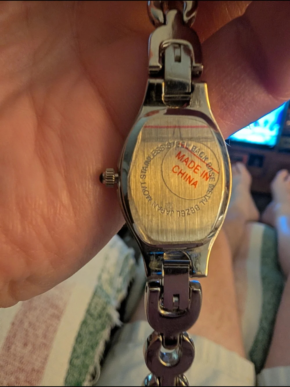 Silver Quartz Wristwatch with Roman Numerals Brand New Battery In It